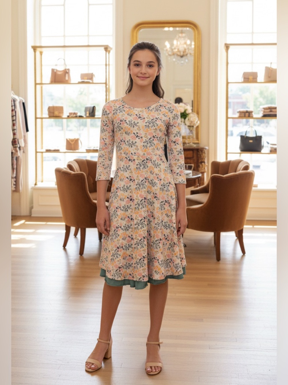 Matilda Jane with Joanna Gaines Floral Print Dress